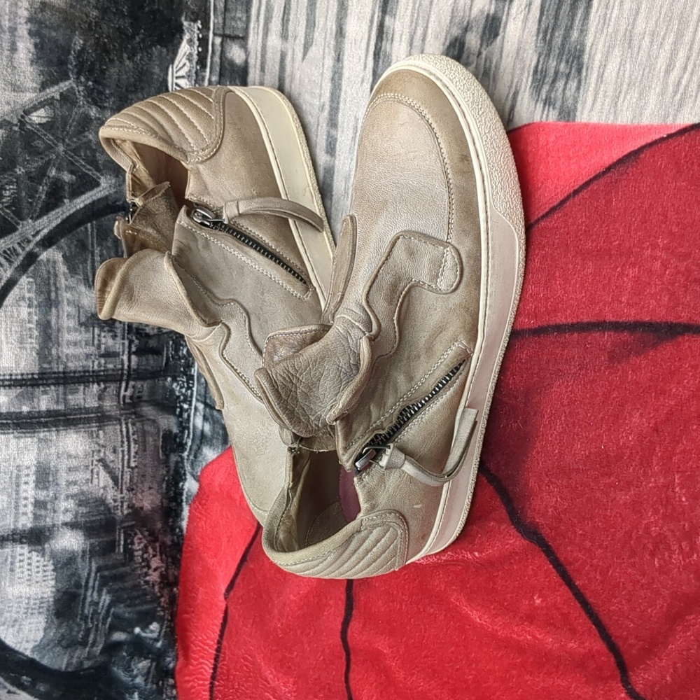 BRUNO BORDESE WASHED LEATHER SHOES - Picture 4 of 11